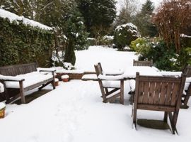 Winter care for garden furniture