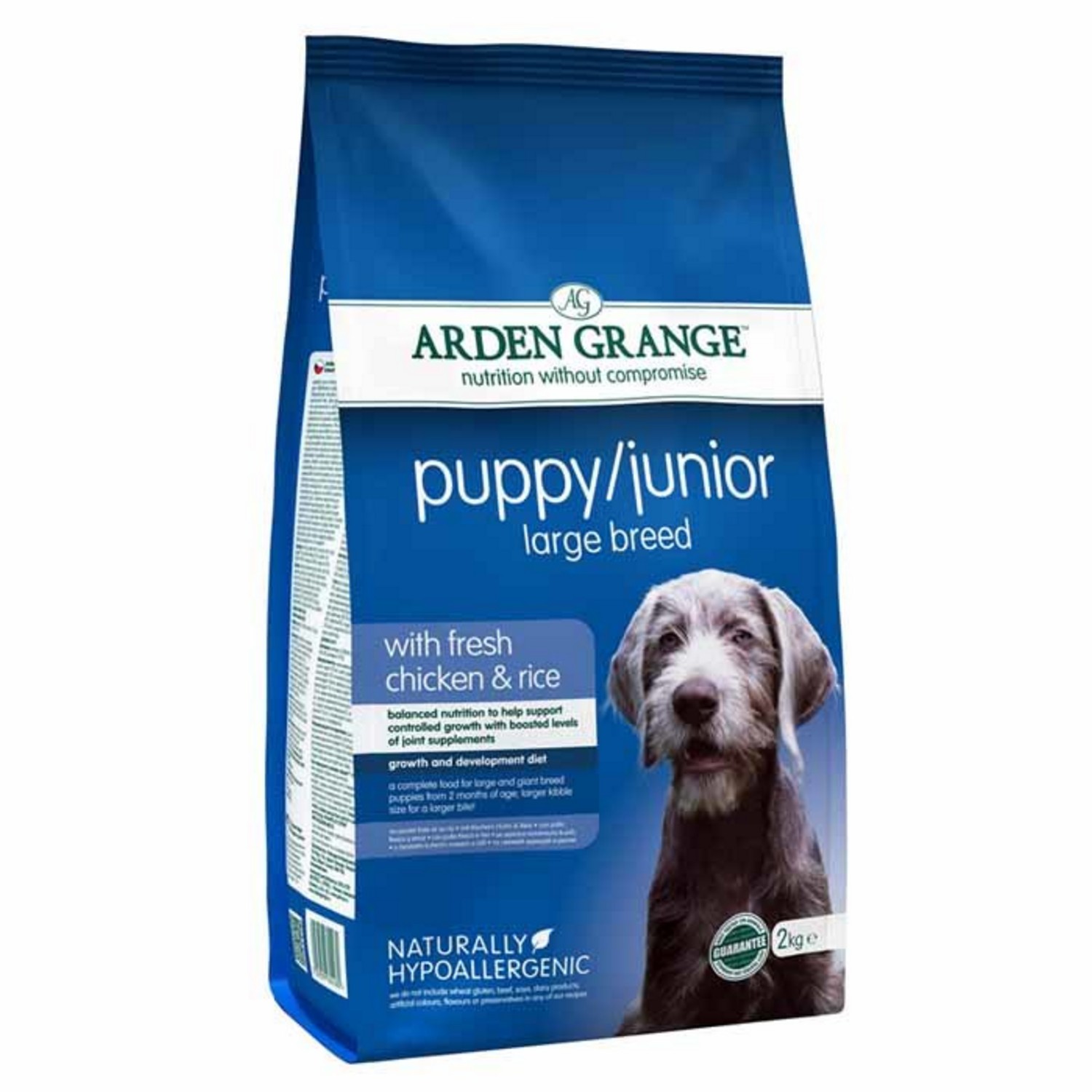 Arden Grange Puppy Large Breed Chicken Dog Food 2kg - Groves Nurseries