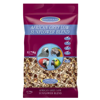 Bulk Feed: African Grey Low Sunflower Mix 12.75kg