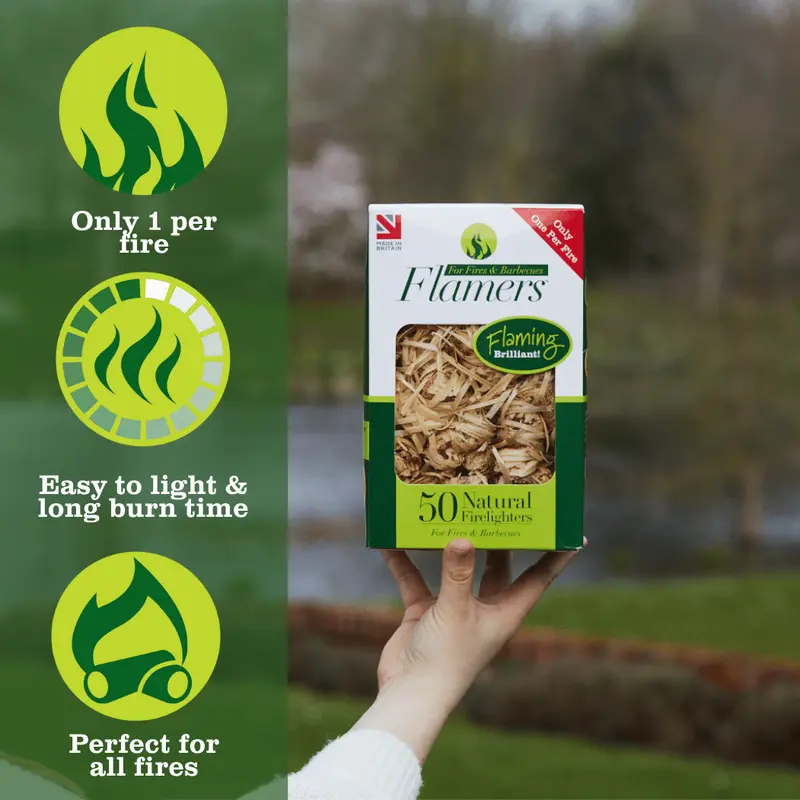 Flamers Natural Firelighters x 50 - image 3