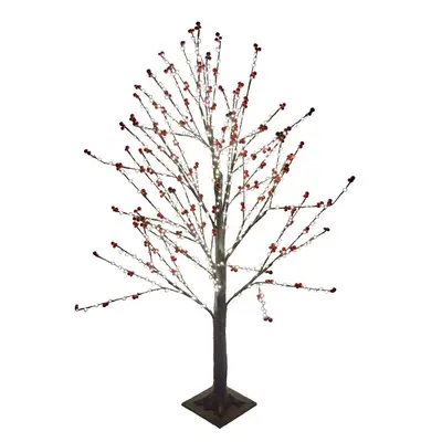 Gisela Graham Red Berry Twig Pre-Lit Christmas Tree 4ft