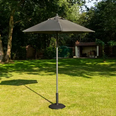 Glencrest Sturdi Plus Round Parasol 2m Grey - image 1