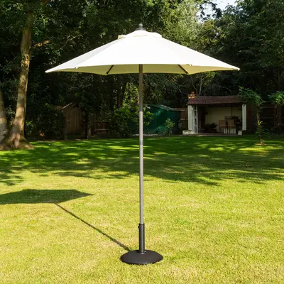 Glencrest Sturdi Plus Round Parasol 2m Natural - image 1