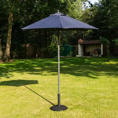 Glencrest Sturdi Plus Round Parasol 2m Navy - image 1