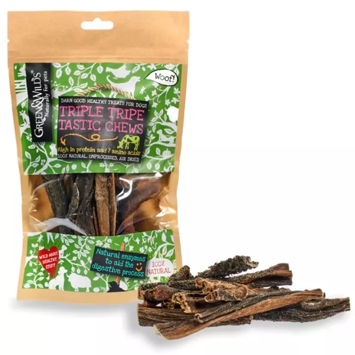 Green & Wilds Triple Tripe Tastic Chews 100g - Groves Nurseries ...