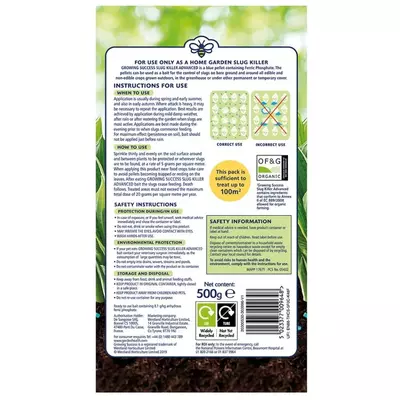 Growing Success Slug Killer Advanced Organic +15% Extra 575g - image 2