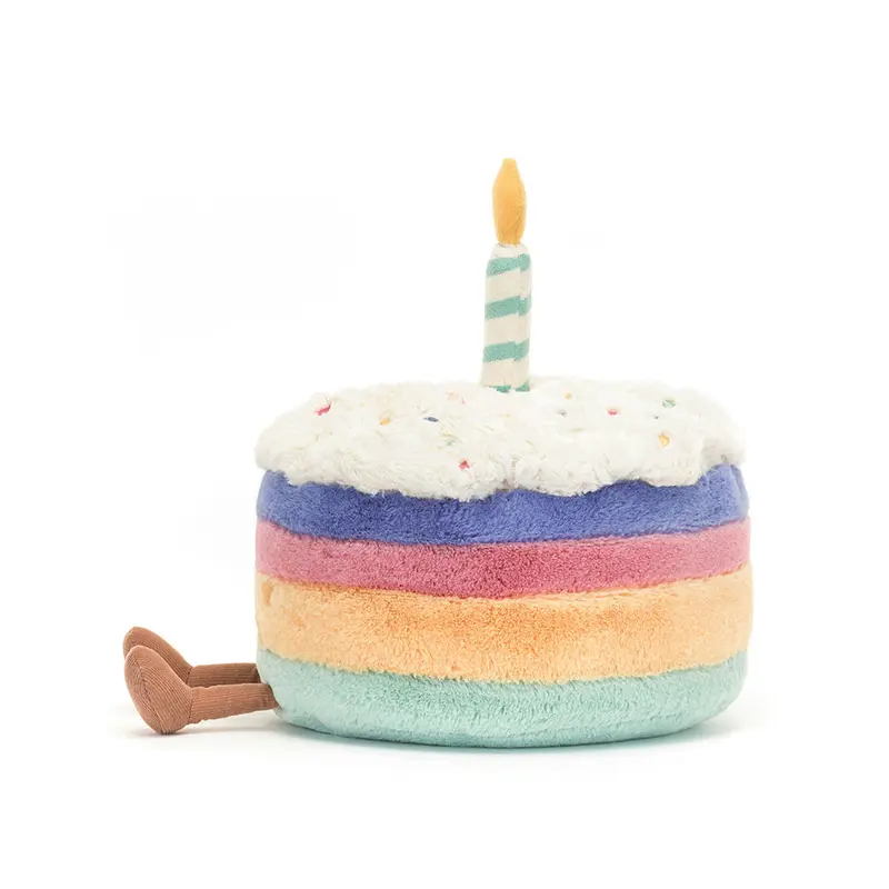 Jellycat Amuseables Rainbow Birthday Cake Medium - image 2