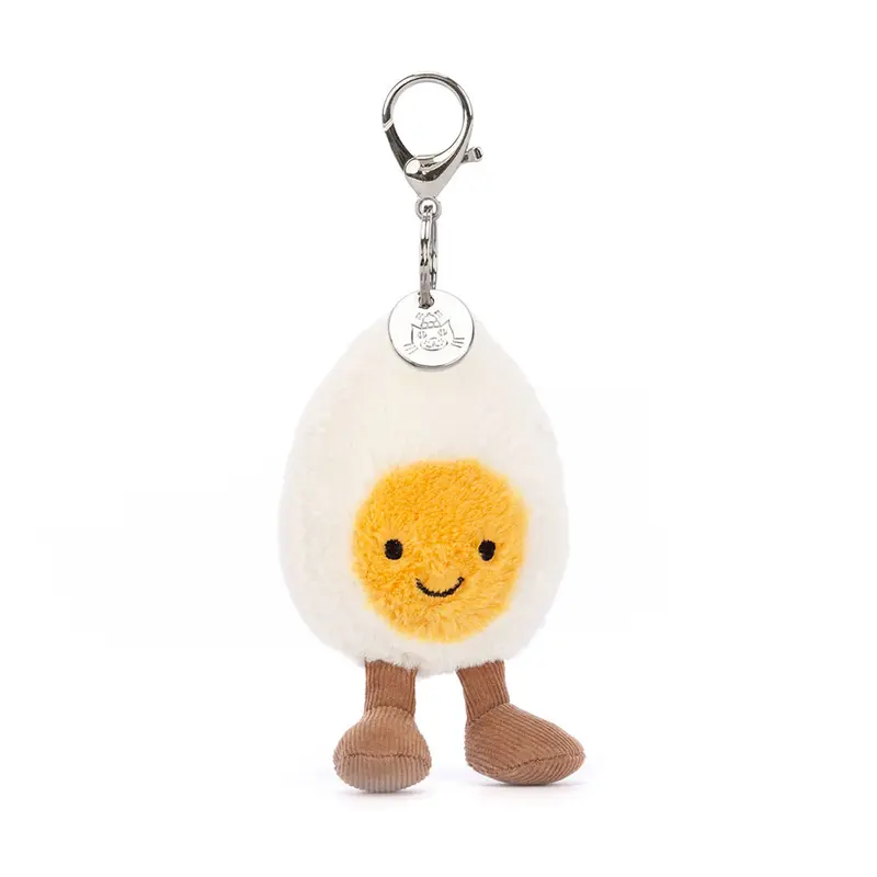 Jellycat Bag Charm Amuseables Happy Boiled Egg - image 1