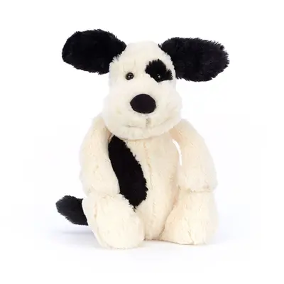 Jellycat Bashful Black & Cream Puppy Medium - image 1