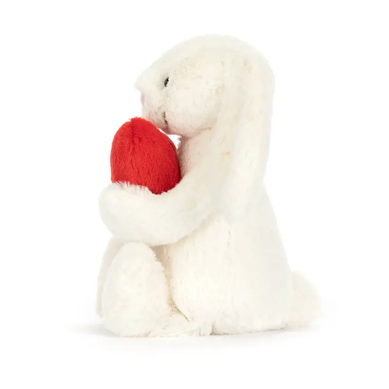 Jellycat Bashful Bunny Red Love Heart Medium - image 2