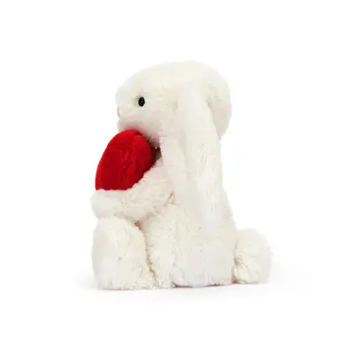 Jellycat Bashful Bunny Red Love Heart Small - image 2