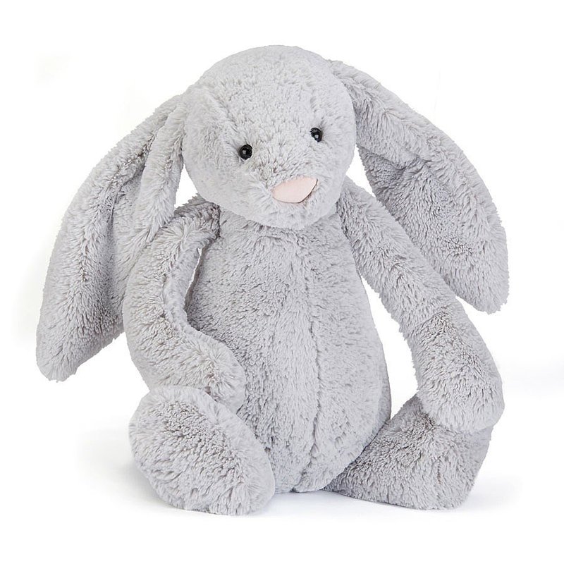 Jellycat Bashful Bunny Silver Huge