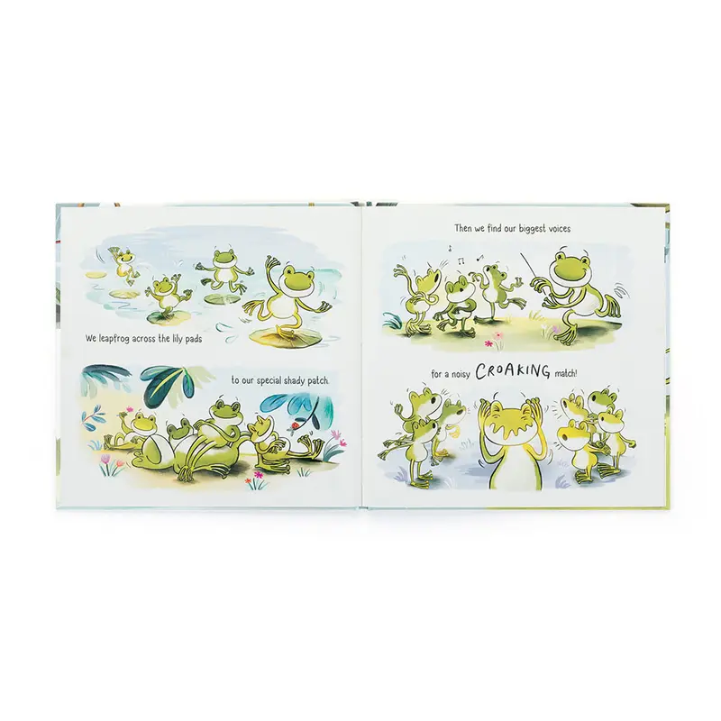 Jellycat Book A Fantastic Day for Finnegan Frog - image 2