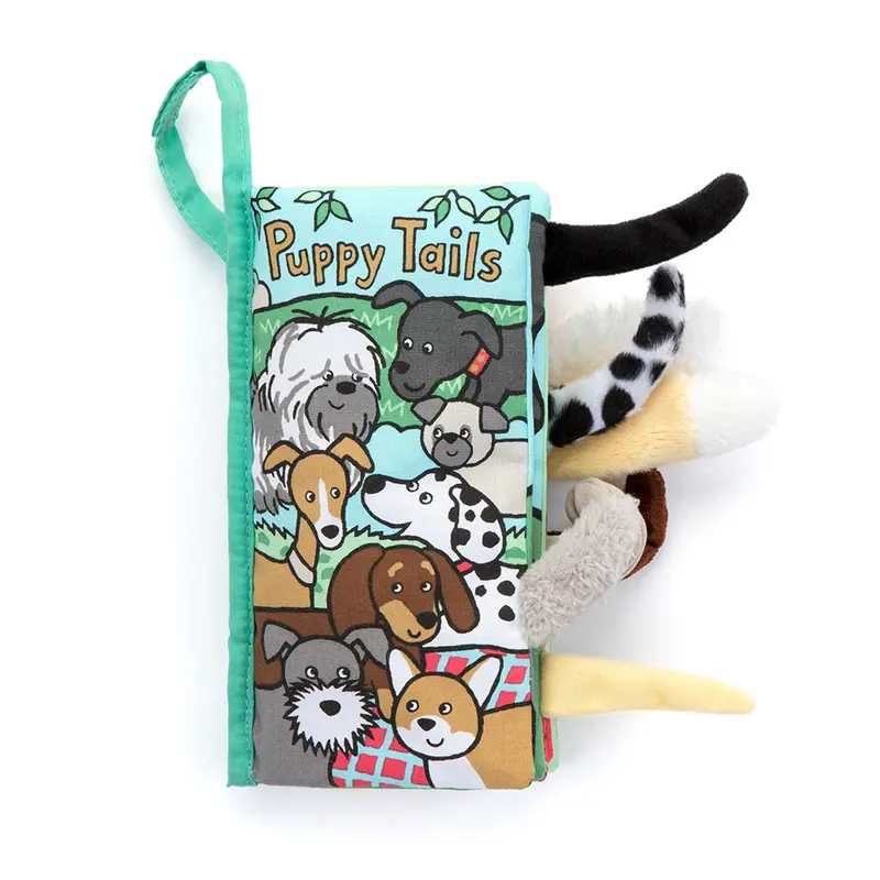 Jellycat Buggy Book Puppy Tails - image 1