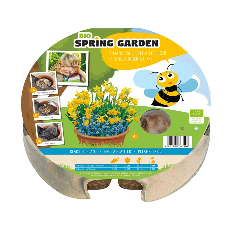 Kapiteyn Plant-O-Mat Tray Kids Spring Garden Narcissus & Scilla