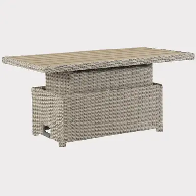 Kettler Palma High/Low Table Whitewash - image 1