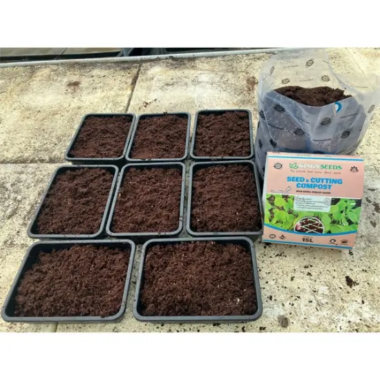 Kings Seed & Cutting Compost 15L with 20% Perlite - image 2