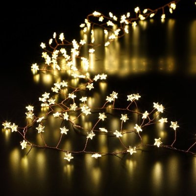 Noma 360 Warm White Micro Star Garland With Copper Wire