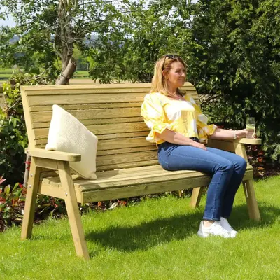 Zest Freya 3 Seater Bench - image 2