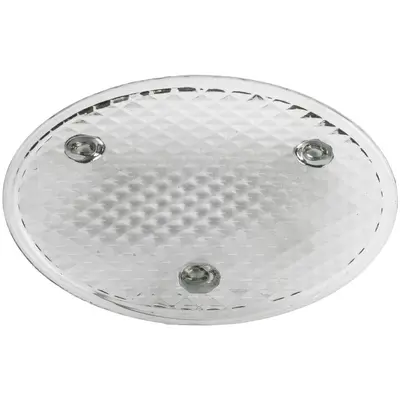 Grand Illusions Glass Soap Dish Grey - image 1