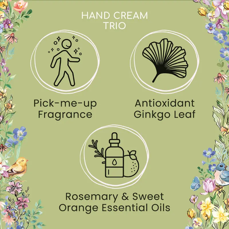 Heathcote & Ivory Flower Of Focus Hand Cream Trio - image 4