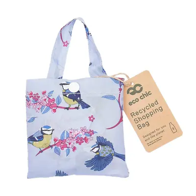 Eco Chic Reusable Shopper Bluetits Lilac - image 2