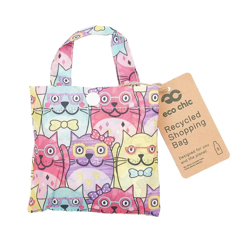 Eco Chic Reusable Shopper Glasses Cats - image 2