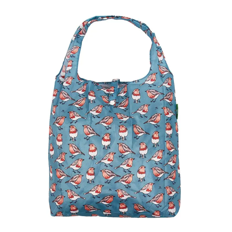 Eco Chic Reusable Shopper Robins Teal - image 1