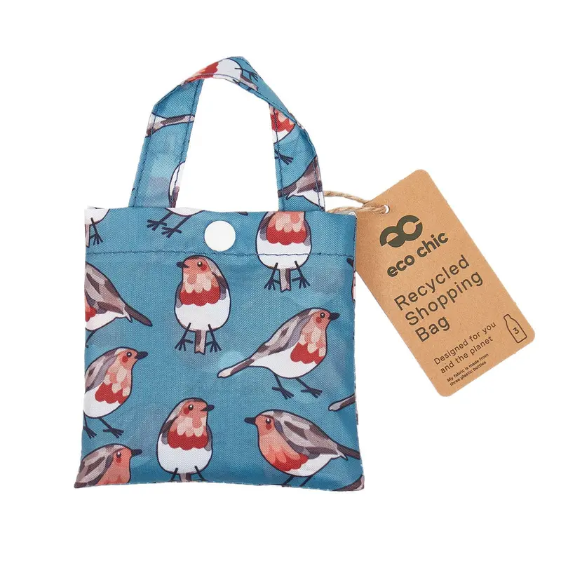 Eco Chic Reusable Shopper Robins Teal - image 2