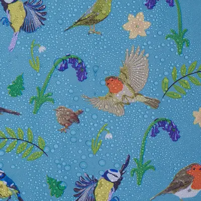 Eco Chic Reusable Shopper RSPB Birds Blue - image 3