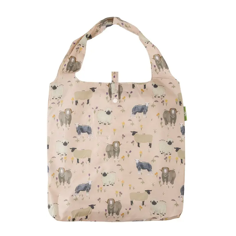 Eco Chic Reusable Shopper Sheep Realism Beige - image 1