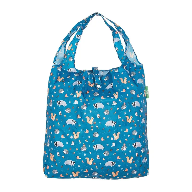 Eco Chic Reusable Shopper Woodland Teal - image 1