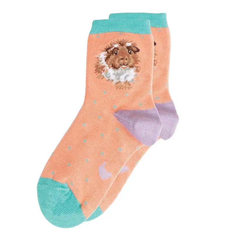 Wrendale Children's Socks Guinea Pig Size 6-8 - image 1