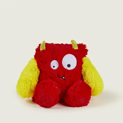 Warmies® Plush Bright Red Monster Microwavable - image 1