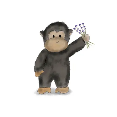 Warmies® Plush Chimp Microwaveable - image 4