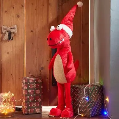 Smart Red Festive Dino