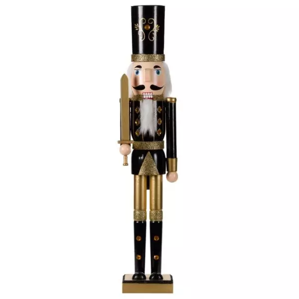 Smart Nutcracker XL Black & Gold - image 4