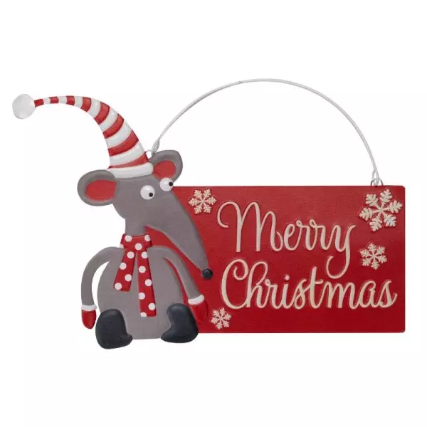 Smart Ratty Christmas Sign - image 1