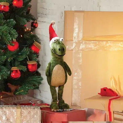 Smart Green Festive Dino