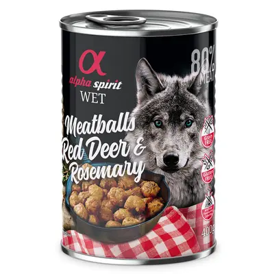 Alpha Spirit Meatballs Deer & Rosemary 400g - image 1