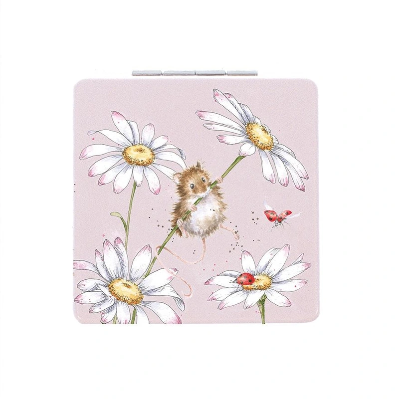 Wrendale Compact Mirror Mouse - Oops a Daisy - image 1