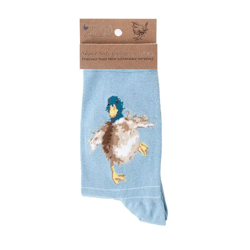 Wrendale Socks Duck - A Waddle and a Quack - image 1