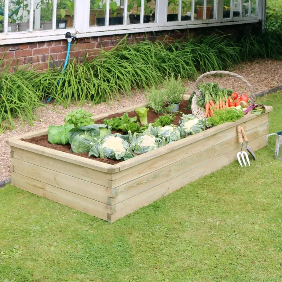 Zest Sleeper Raised Bed Low - Groves Nurseries & Garden Centre