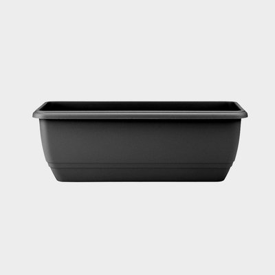 50cm Balconniere Trough Black