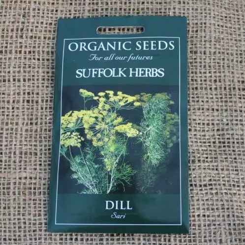 Suffolk Herbs Organic Dill Sari Seeds