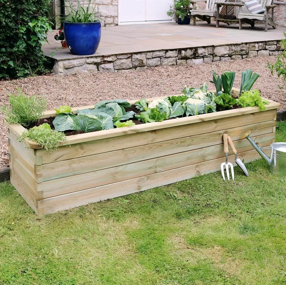 Zest Sleeper Raised Bed Narrow - Groves Nurseries & Garden Centre